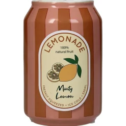 Vase canette citron faïence fine d7xh11.3cm