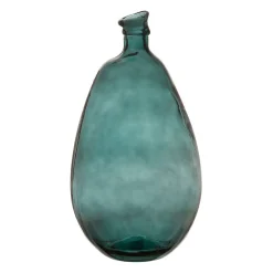 Vase colibri emeraude d26xh47cm verre recyclé