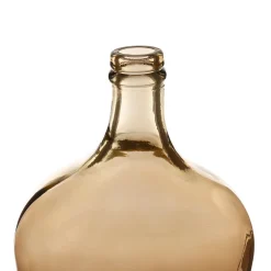 Vase dame jeanne comete nude d18xh30cm verre recyclé