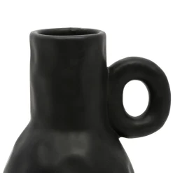 Vase en dolomite noir h20.5cm - Arty folk