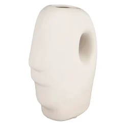 Vase en grès ecru 16x8xh23cm - Organic