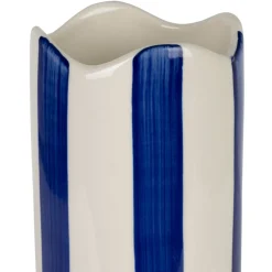 Vase en grès indigo h23.5cm - Artist