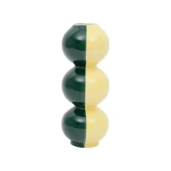 Vase en grès jaune h22.5cm - Lumi