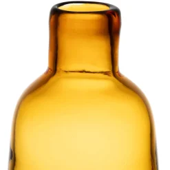 Vase en verre ambre d12xh32cm - Pop'S