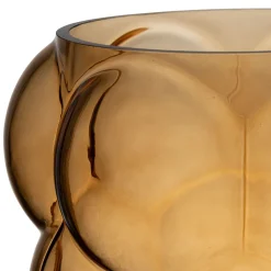 Vase en verre ambre h25cm - Tanri