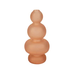 Vase en verre borosiclic terracotta d8.5cm - Funny