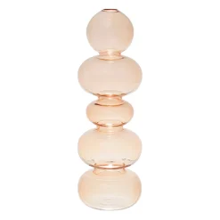 Vase en verre borosiclic terracotta d8.5cm - Funny