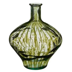 Vase en verre recyclé vert h46cm - Palermo