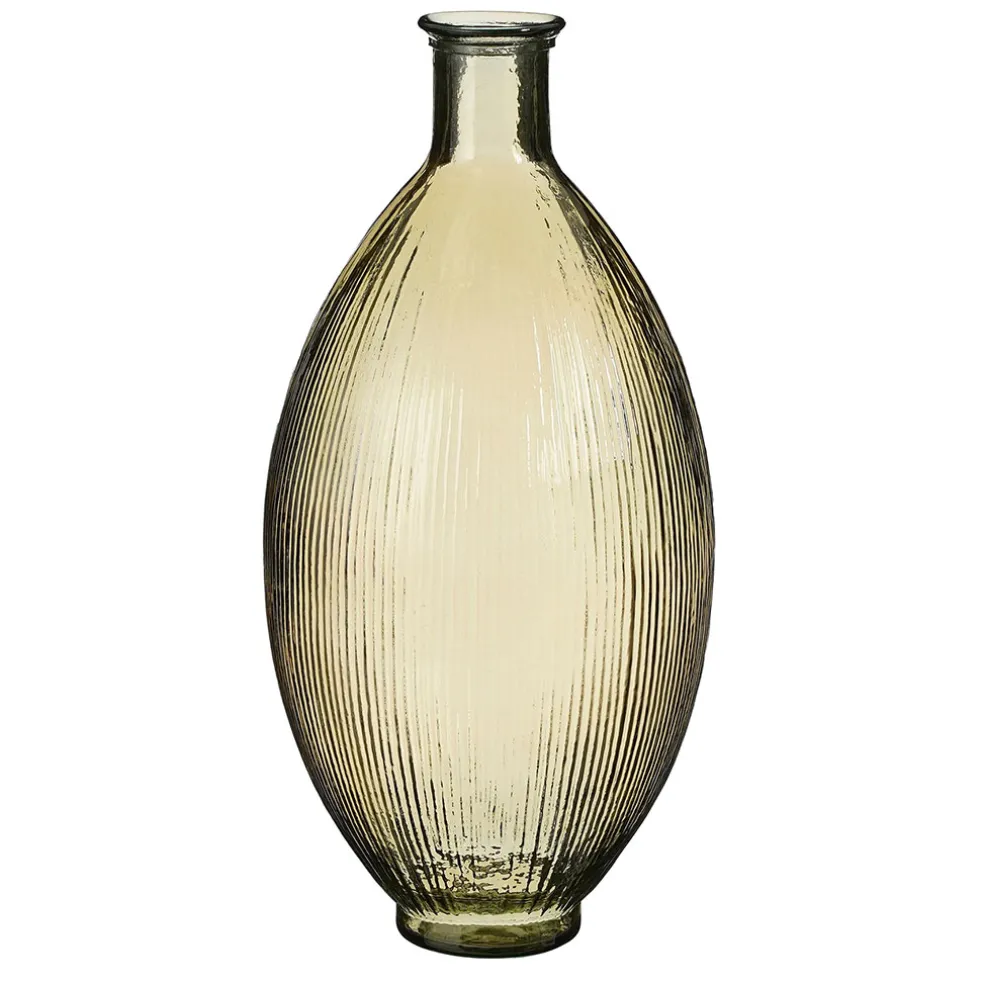 Vase en verre recycle marron h59cm - Firenza