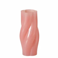 Vase en verre rose h25cm - Twirl