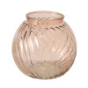 Vase en verre transparent h14cm - Valea