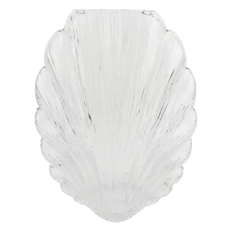 Vase en verre transparent h25cm - Leucie