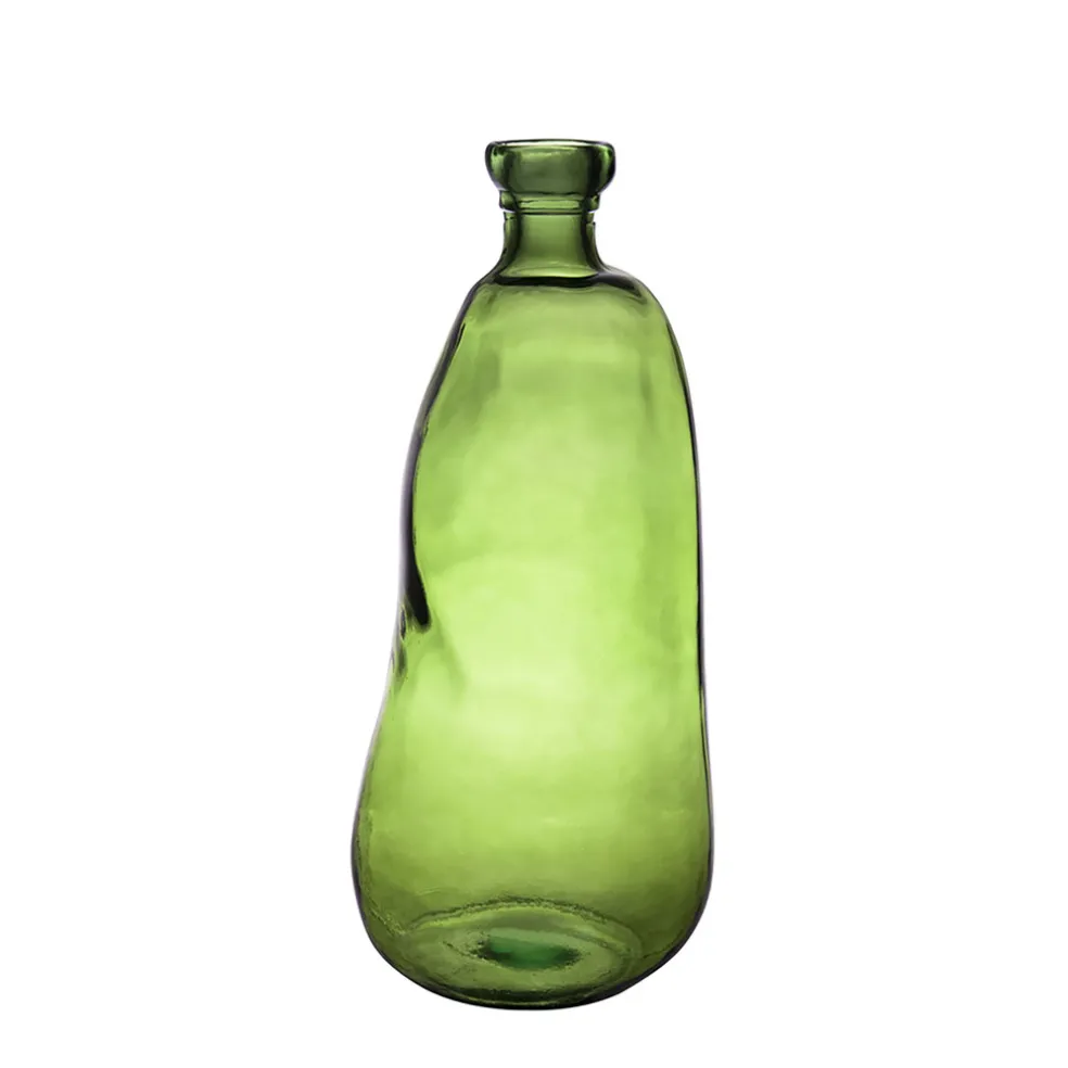 Vase en verre vert h51cm - Simplicity