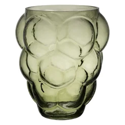 Vase en verre vert h25cm - Tanri