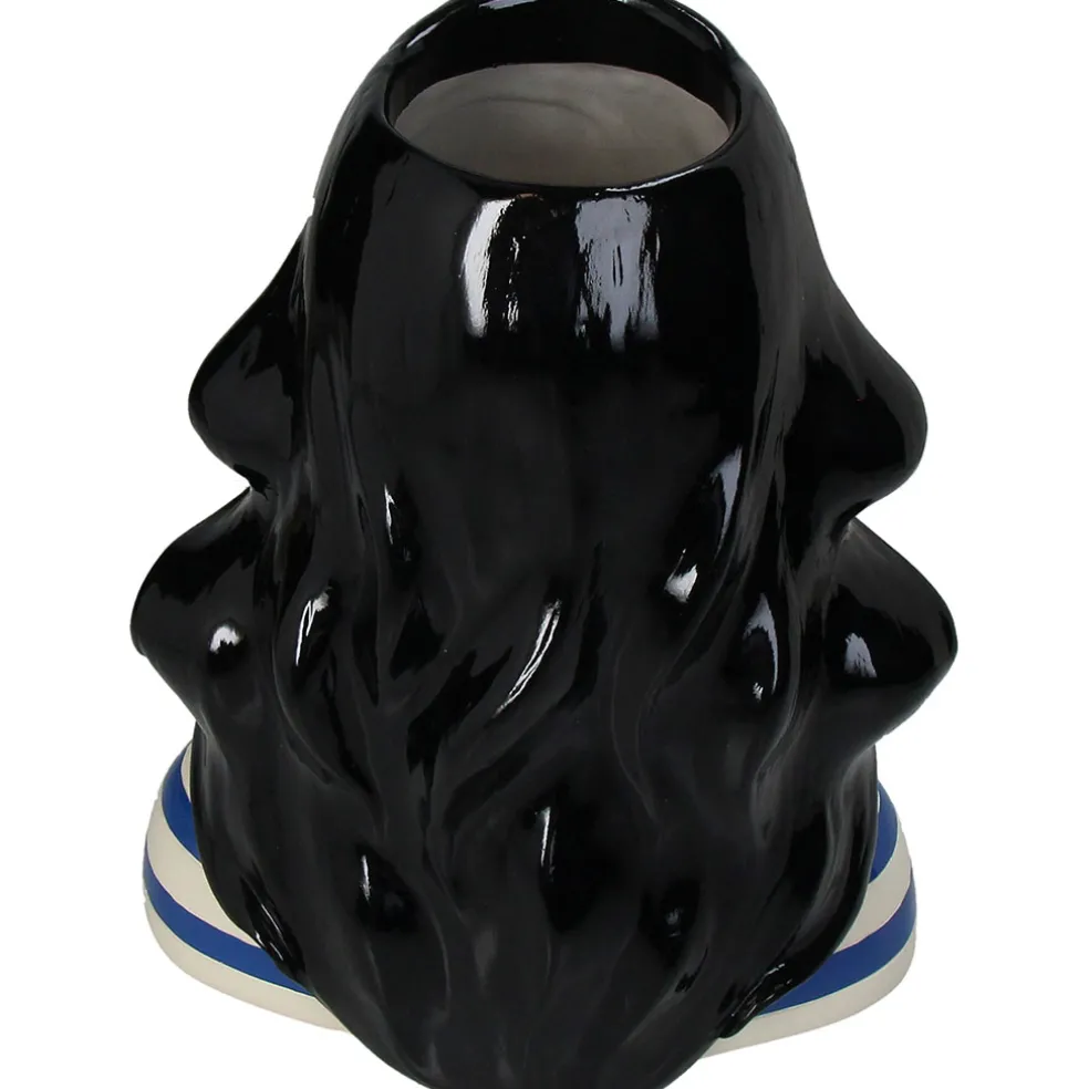 Vase femme brune multicolore h28cm