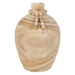 Vase fleurs séchées en paulownia naturel h27cm - Boende