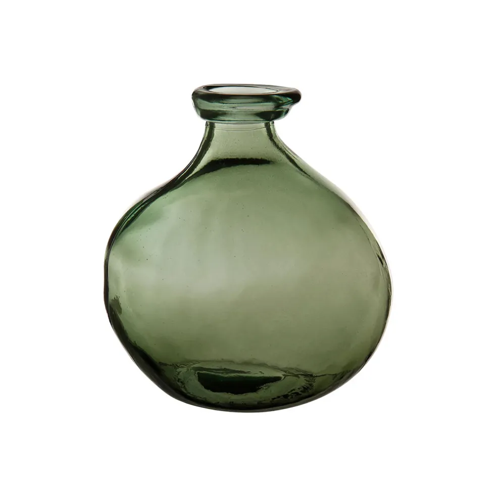 Vase gali sauge d16xh18cm verre recyclé