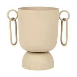 Vase pour fleur séchée en fer sable - madeira