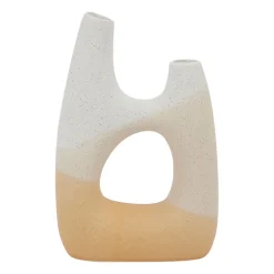 Vase soliflore en grèss moutarde - earth notes