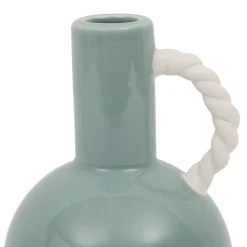 Vase vert en grès - funny