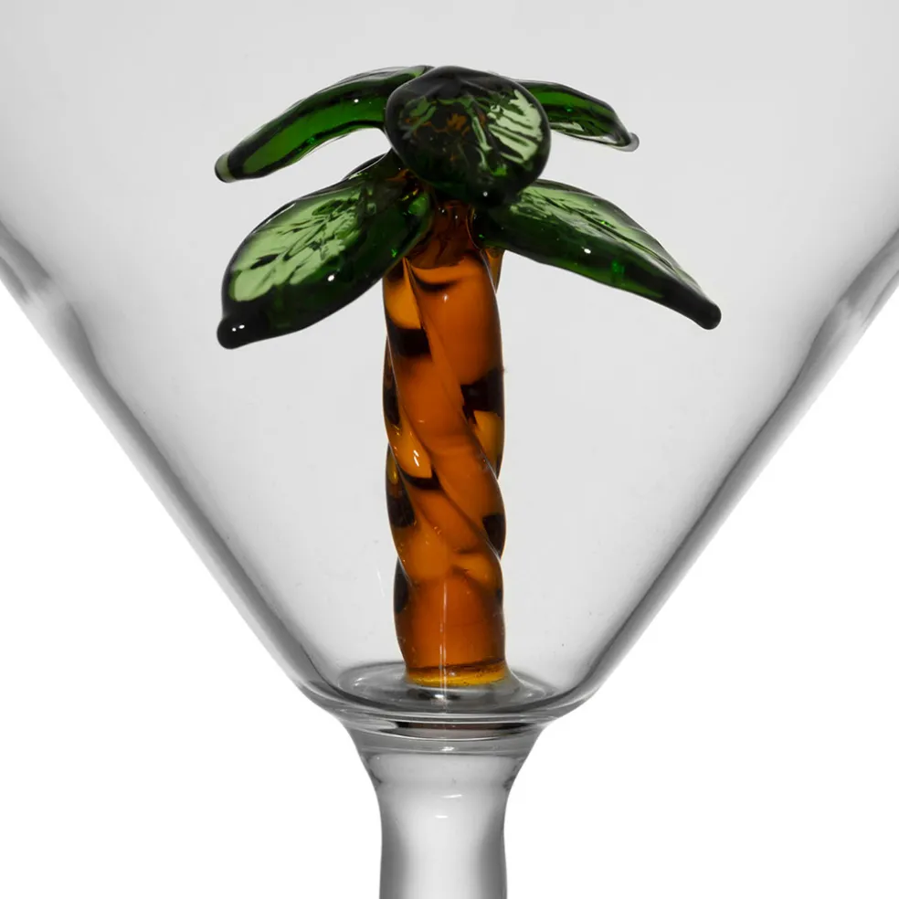 Verre à cocktail palmier 25cl - Colorea