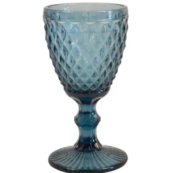 Verre à pied 20cl bleu - Diamond