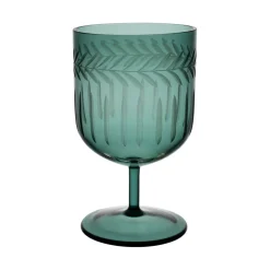 Verre à pied en verre borosilicate émeraude 20cl - Azelie
