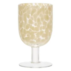 Verre à pied en verre écru 30cl - Preline