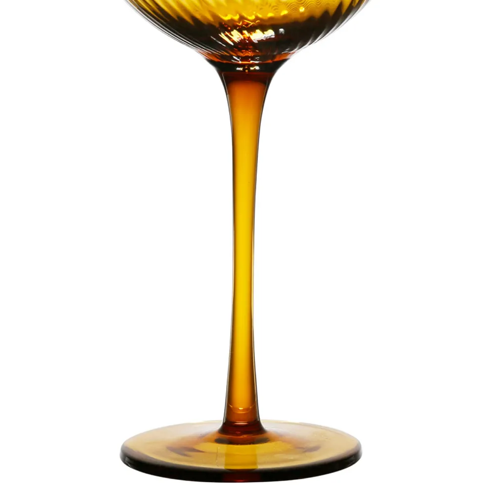 Verre à pied pour vin en verre ambre 60cl - Champart