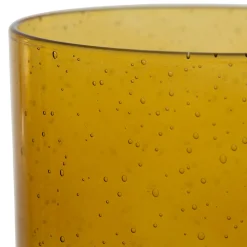 Verre a pied en verre ambre 40cl - Pernille