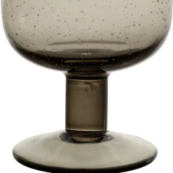 Verre a pied en verre fumé - Pernille