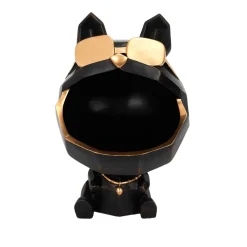 Vide poche chien a lunettes noir