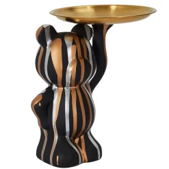 Vide poche déco noir et doré