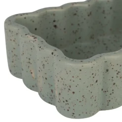 Vide poche en grès sauge moucheté 14x10cm - Aurore