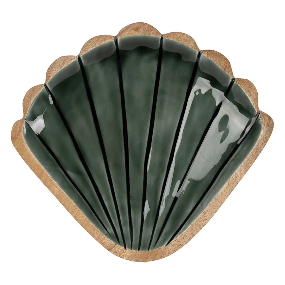 Vide poche Saint-Jacques en manguier émeraude - Amarres