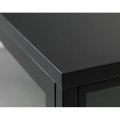 Vitrine en métal 4 étagères h190cm - carmel